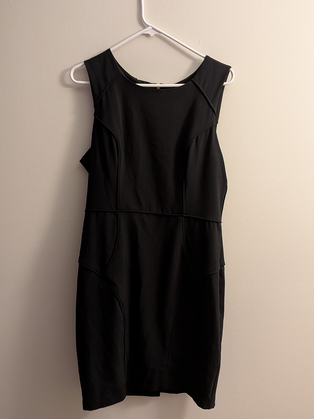 Candie's Black Sleeveless Sheath Dress